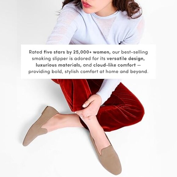 BIRDIES Women Starling Suede Flats Slip-On Comfortable Casual Shoes Sz: 9W Camel - Picture 9 of 11